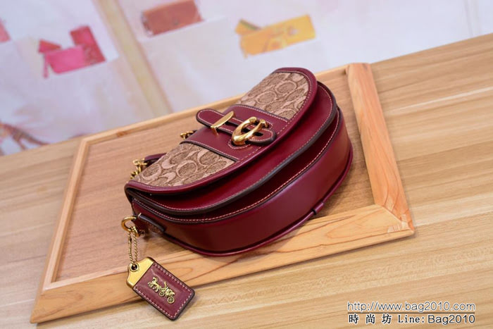 COACH蔻馳 48204 馬鞍包 大熱爆款 Saddle Up系列 馬鞍包 百搭款小斜挎包  Chz1471